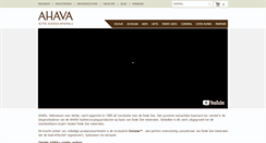 Desktop Screenshot of ahava.be